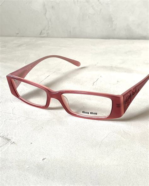 90s miu miu bayonetta glasses|Miu Miu Bayonetta Glasses .